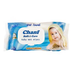 دستمال مرطوب کودک چانف مدل 01 بسته 120 عددی